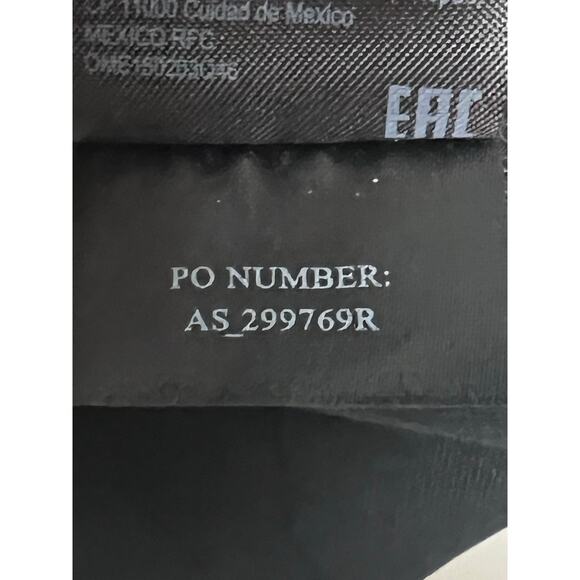 Allsaints Open Front Tailored Boyfriend Fit Blazer Jacket Preppy Twee Black 2 - Picture 7 of 7